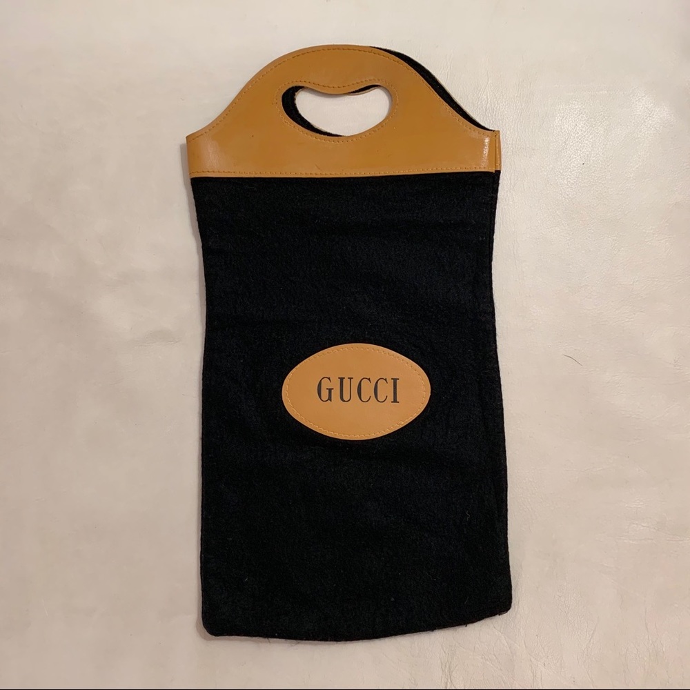 HOST PICK 🔥RARE🔥 Vintage Gucci Small Wool Tote - Picture 2 of 8